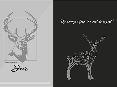 Magazine Cover animal art animal vector cover deer design graphic design illustrator poster