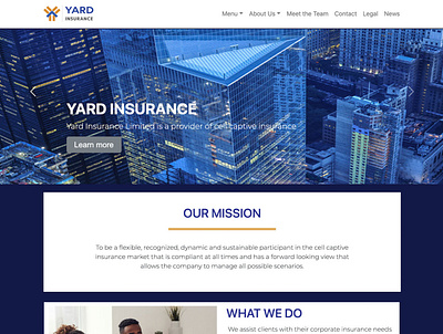 Yard Insurance Home design graphic design typography ui ux web design