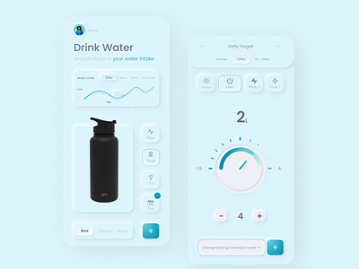 Water Reminder App ui