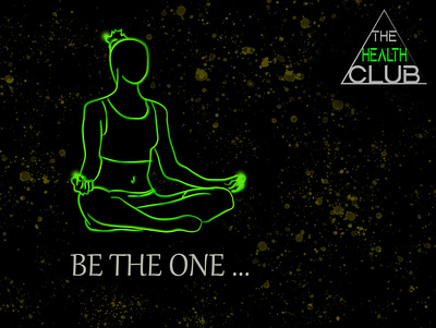 Be The One background design graphic design health illustration poster spirituality wallpaper yoga