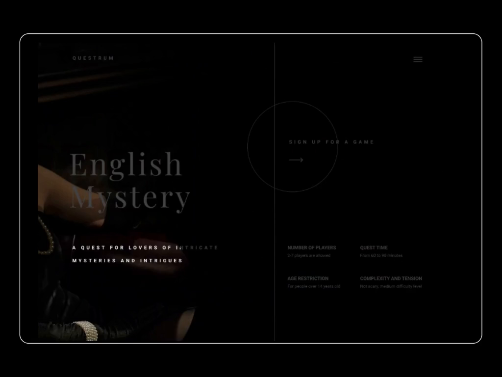 The main screen of the detective quest by Anastasia on Dribbble