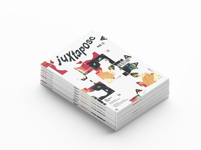 Juxtapose Magazine design graphic design illustrator typography