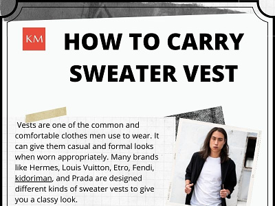 Carry Your Sweater Vest! kidoriman kidoriman review kidoriman reviews
