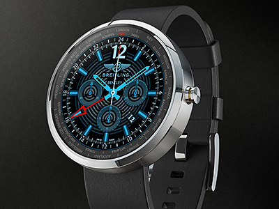 Breitling for Bentley Smart Watch app for moto360 clock interface iwatch moto360 smart smartwatch ui ux watch