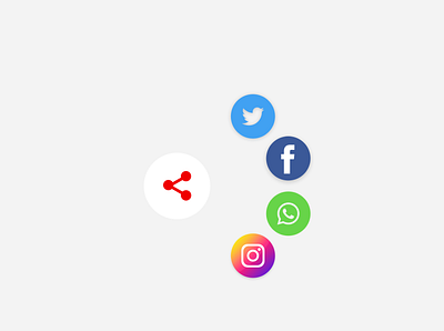 Social Share dailyui design social share ui