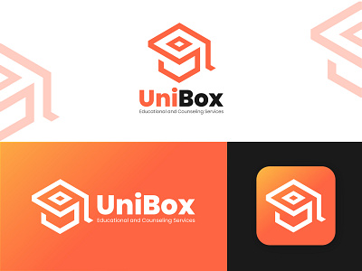 UniBox Logo Design branding design education illustration logo logoconcept logodesign ui