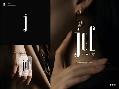 JEF Jewerly Logo Design branding design graphic design illustration jewerly logo logoconcept logodesign luxury luxurylogo minimalist simple typography