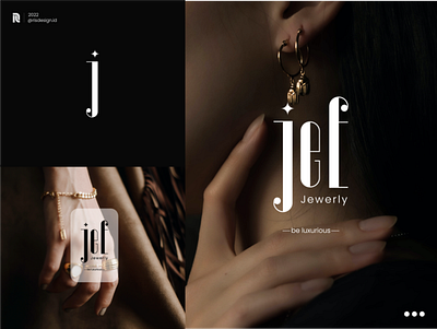 JEF Jewerly Logo Design branding design graphic design illustration jewerly logo logoconcept logodesign luxury luxurylogo minimalist simple typography