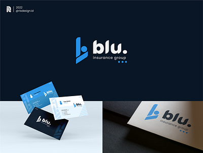 Blu Insurance Group Logo Design branding cardname design graphic design illustration logo logoconcept logodesign stationary visual visualidentity