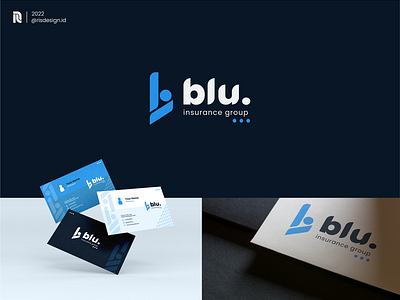 Blu Insurance Group Logo Design branding cardname design graphic design illustration logo logoconcept logodesign stationary visual visualidentity