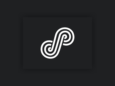 Letter PS Infinity Logo