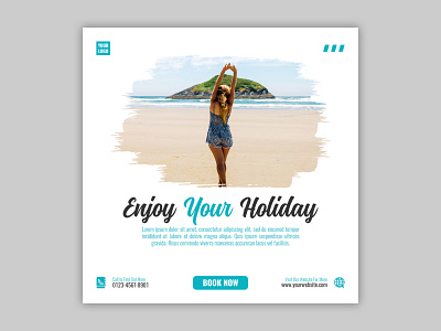 Holiday Social Media Post Template I Social Media Banner