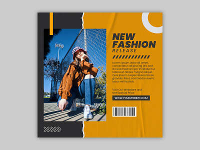 Fashion Social Media Post Template I Social Media Banner