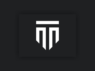 Letter T Shield  Logo