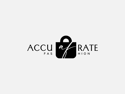 Accurate Fashion - Logo Designing adobe xd app branding design figma graphic design icon illustration illustrator landing landing page logo product design typography ui ux vector web website website design