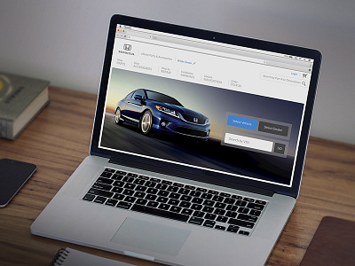 Honda eStore Desktop UI