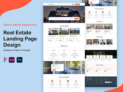 Real Estate Landing Page Design