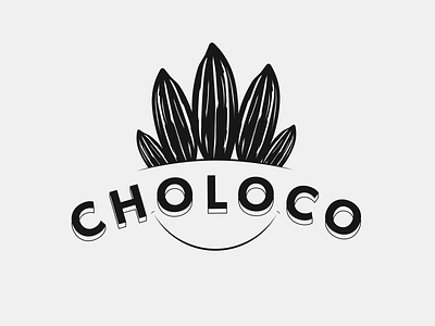 Choloco logo branding branding chocolate face illustrator logo logodesign logotype marcus melin mellowmustard smile