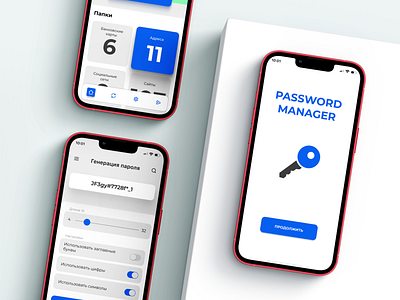 Password Manager - Mobile App Design app branding design graphic design ios logo manager mobile mobile app password password manager typography ui ux