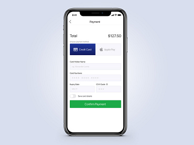 Credit Card Checkout checkout credit card dailyui mobile checkout payment