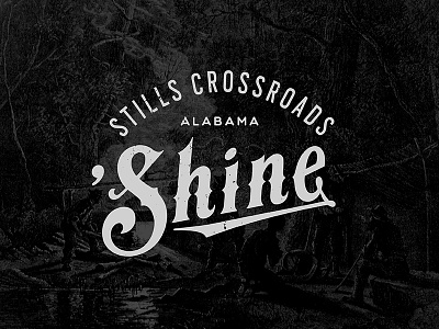 Stills Crossroads Alabama Shine alabama alcohol booze bottle brand crossroad liquor logo moonshine packaging shine south