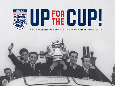 Up for the Cup! book cover fa football soccer trophy vintage