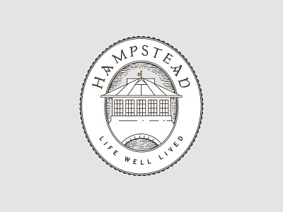 Hampstead Town Center Secondary Mark alabama community logo montgomery new home tower