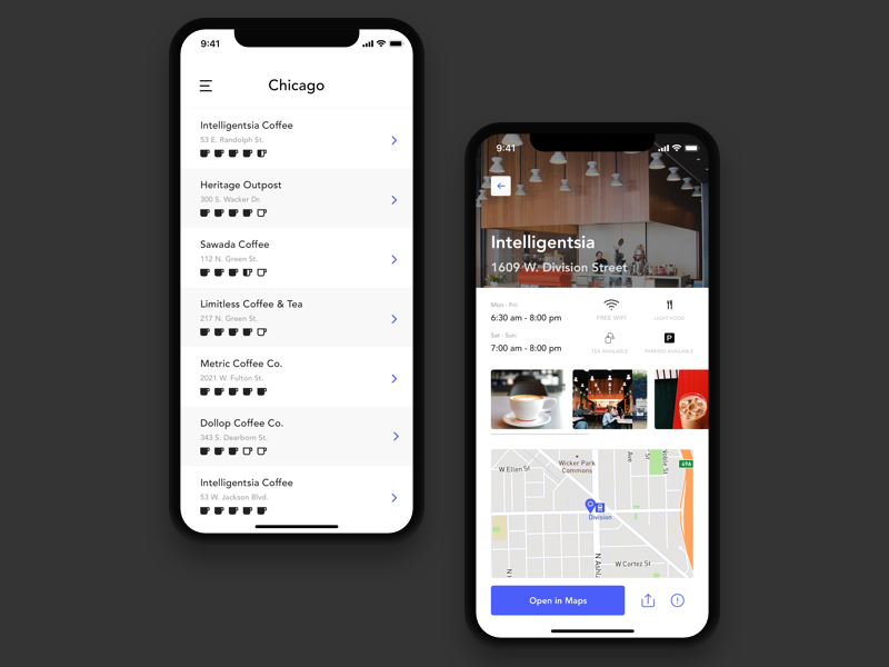 Coffee App Updated iphone coffee minimal mobile ui ux ui