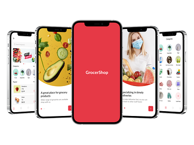 GrocerShop app design grocery groceryapp ui ux