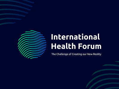 International Health Forum brand branding design graphic design illustration logo logo design vector
