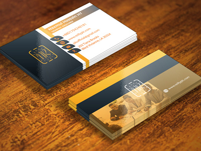 Simple Business Card Design branding business card graphic design simple business card design typography