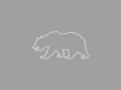 BEAR bear bears california geometric lions outline simple tigers vector