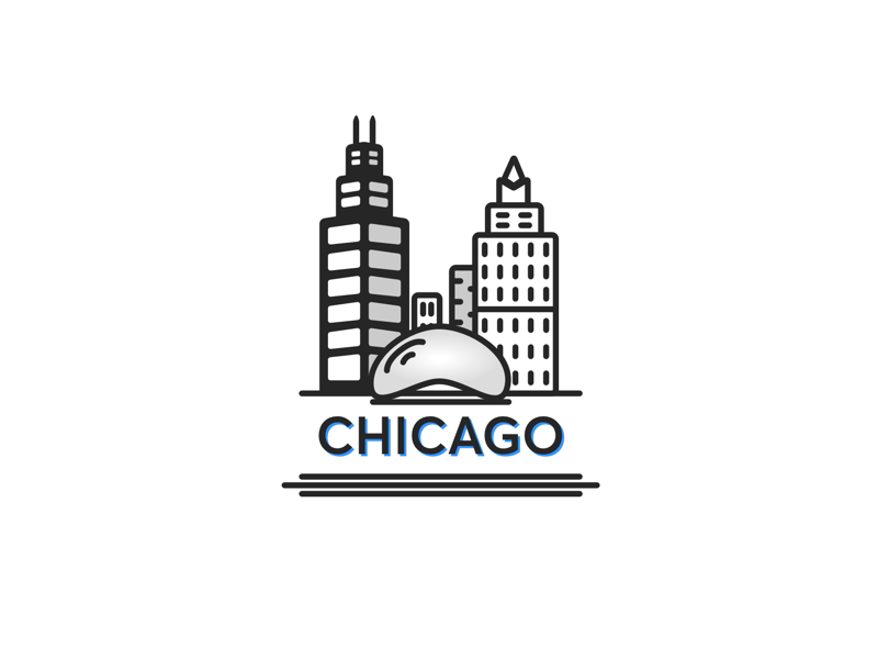 Chicago Spot by Sindre Rønningen on Dribbble