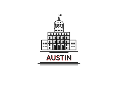 Austin Spot austin design graphic design illustration logo sketch ui