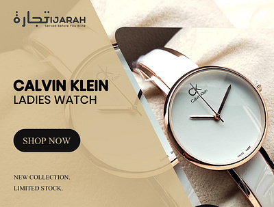 Calvin Ladies Watch branding design graphic design illustration photoshop typography