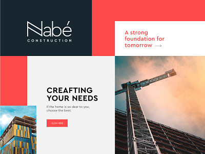 Nabe - Branding agency brand design branding bulding construction design designbykarma icon logo logo design minimal vector web website