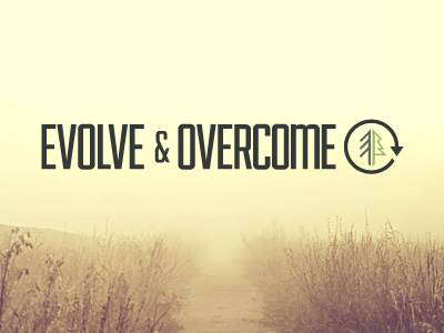 Evolve & Overcome brand identity logo