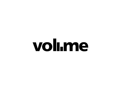 Volume Logo icon logo music negative negativespace sound space volume word