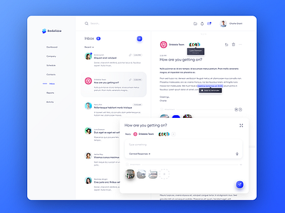 CRM Inbox - Light Theme by Alper Tornaci on Dribbble