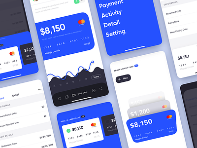 Mobile Banking - Credit Card android app bank dashboard design finance ios mobile ui ux