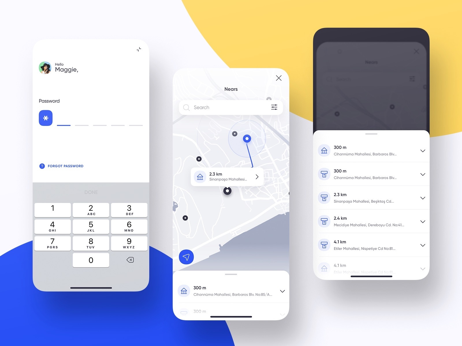 Mobile Banking Login Map By Alper Tornaci For Wlitz On Dribbble