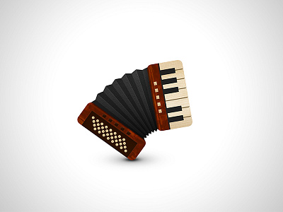 Accordion accordion icon illustrator instrument keys music photoshop snjivo