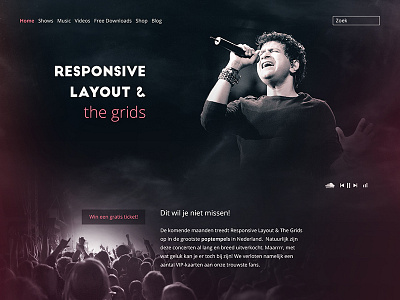 Imaginary Band Web Design