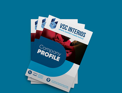 VSC Interiors Company Profile creativity design flyer design graphic design graphic designer illustration vector