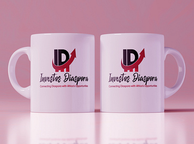 Investon Diaspora Logo on a Mug branding creativity design flyer design graphic design