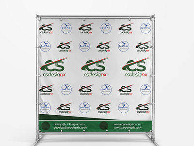 Wall Banner Concept creativity graphic design logo vector