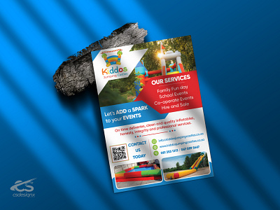 Kiddos Jumping Castles branding creativity flyer design graphic design vector