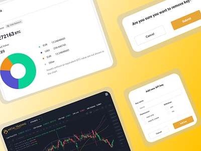 MTC - Trading cryptocurrency platform brand branding business design development logo ui ux web