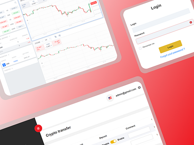 Qurrex - Hybrid Cryptocurrency Exchange brand business design development ui ux web