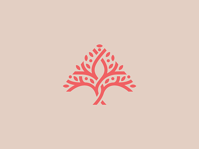 A tree logo a logo branding fruit growth leaves nature organic tree tree of life